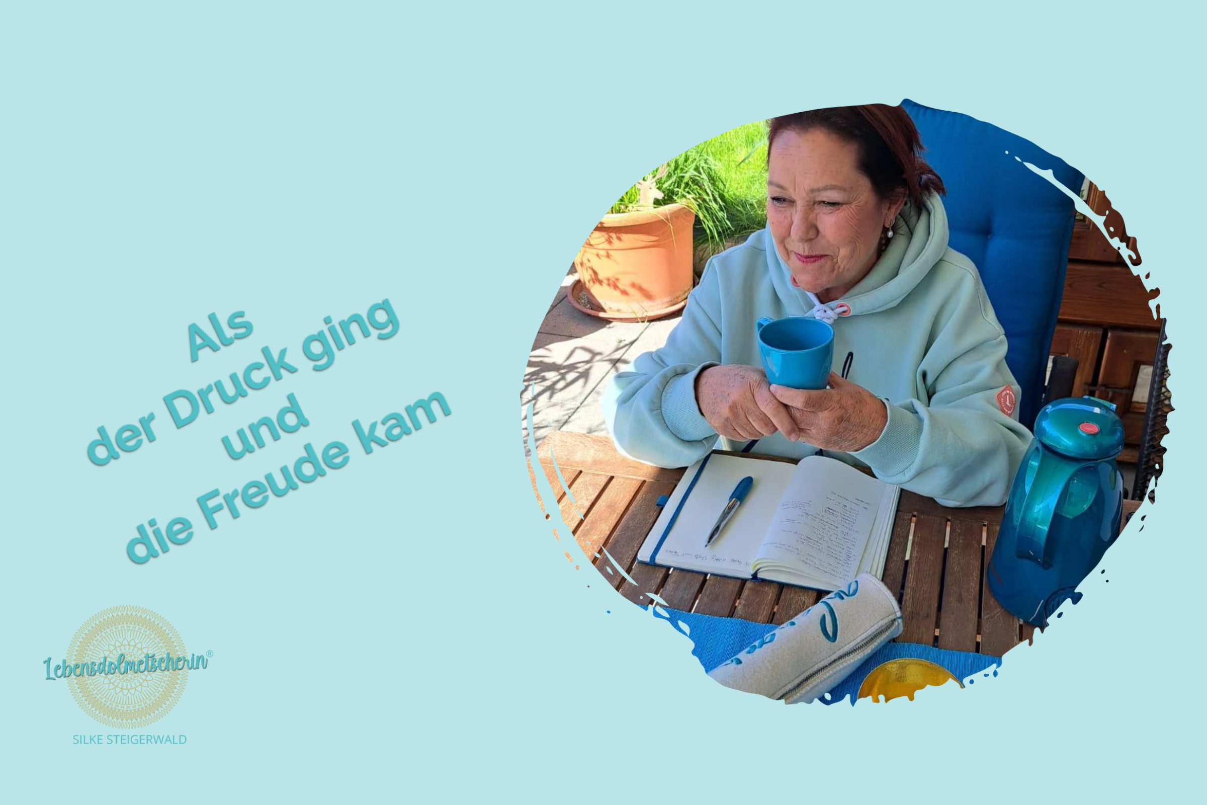 Blog-Titelbild als der Druck ging und die Freude kam